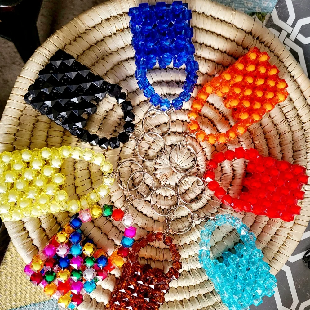 beaded keychains. - Picture 1 of 4